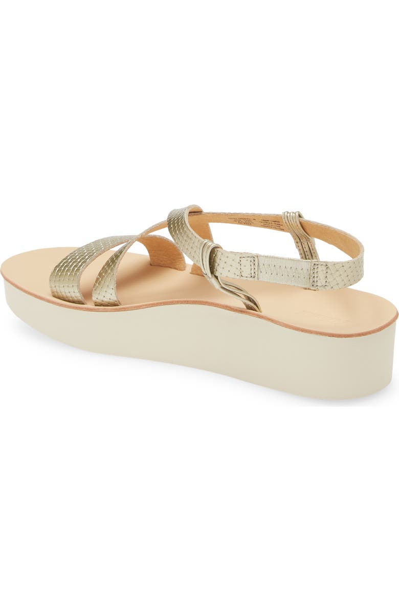 OluKai Onohi Strappy Platform Sandal, Alternate, color, Bubbly / White Sand