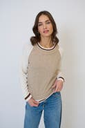 Central Park West Olivia Baseball  Sweater