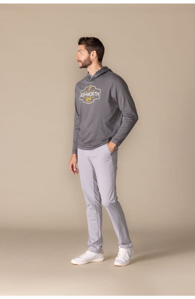 ASHWORTH GOLF Moral Force Shield Hoodie, Alternate, color, Grey