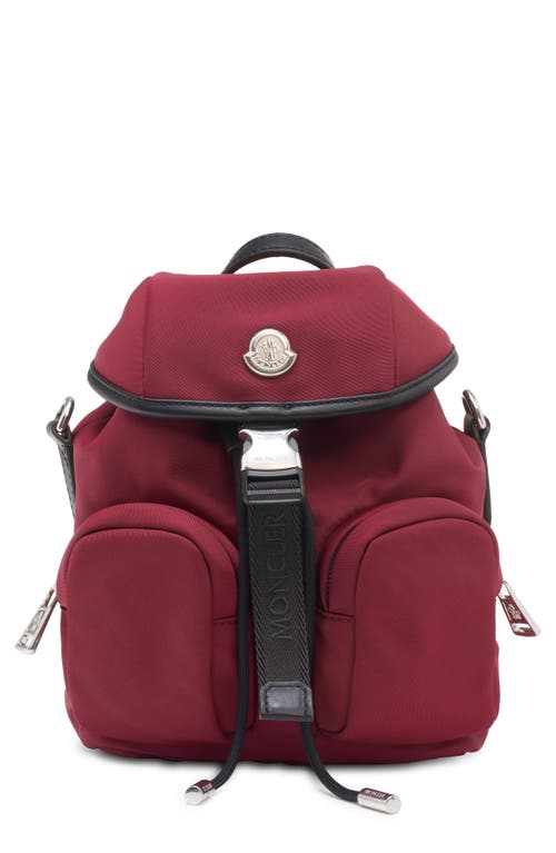 Moncler Mini Trick Crossbody Bag In Burgundy