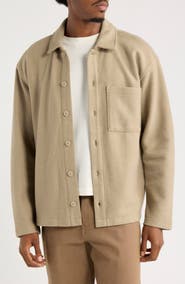 BP. Rev Fleece Button-Up Shirt Jacket