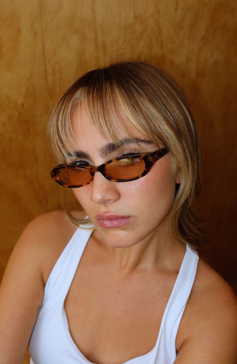 INDY Gisele Cateye Polarized Sunglasses, Alternate, color, Brown