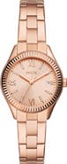 Fossil Rye Rose Gold Tone Bracelet Watch, 30mm
