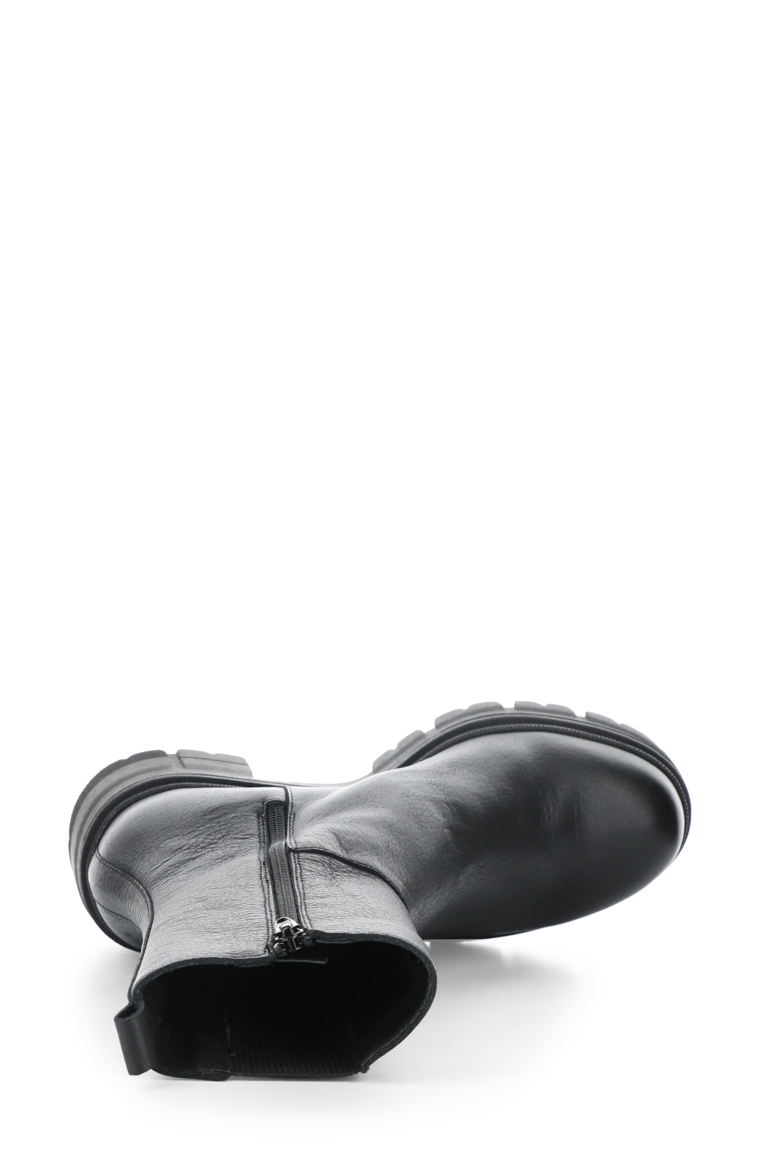 Bos. & Co. Brunas Waterproof Chelsea Boot, Alternate, color, Black Feel/ Elastic