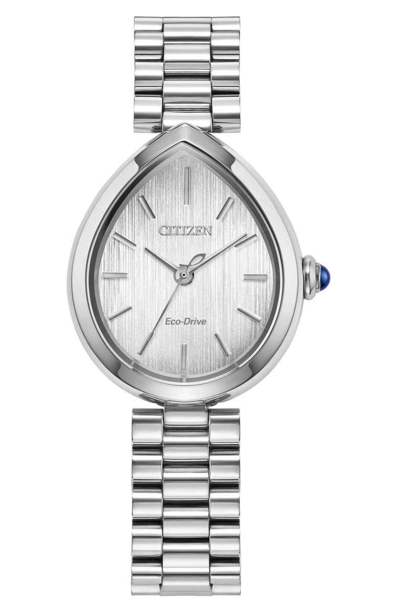 Citizen Rainell Classic Bracelet Watch, 31.3mm x 26mm, Main, color, Silver-Tone