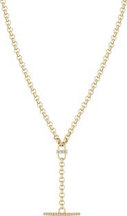 Zoë Chicco Diamond Toggle Y-Necklace
