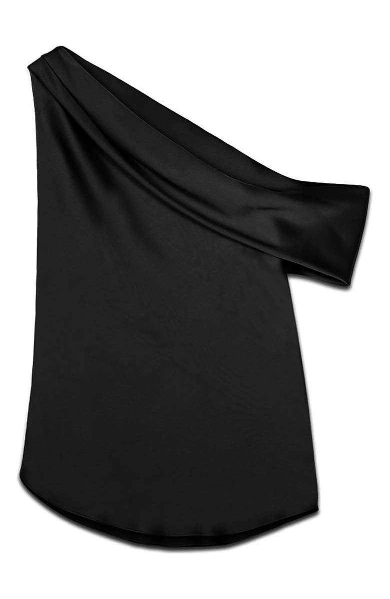Simkhai Jonathan Simkhai Lexy Satin One Shoulder Top, Alternate, color, 