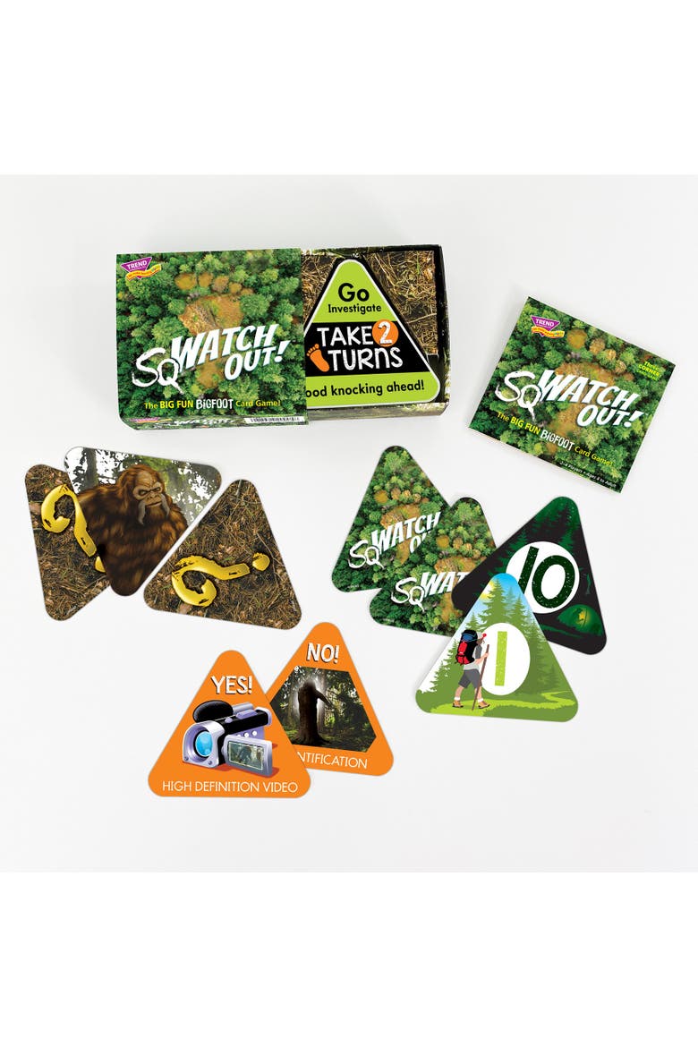 Sqwatch Out! Three Corner Card Game, Alternate, color, Multicolored