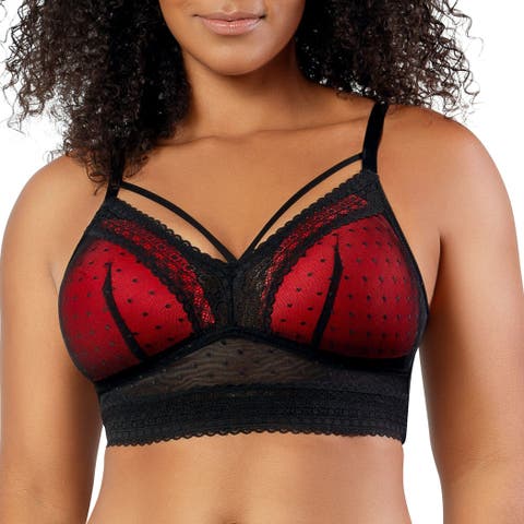 Mia Wire-Free Padded Mesh Bralette