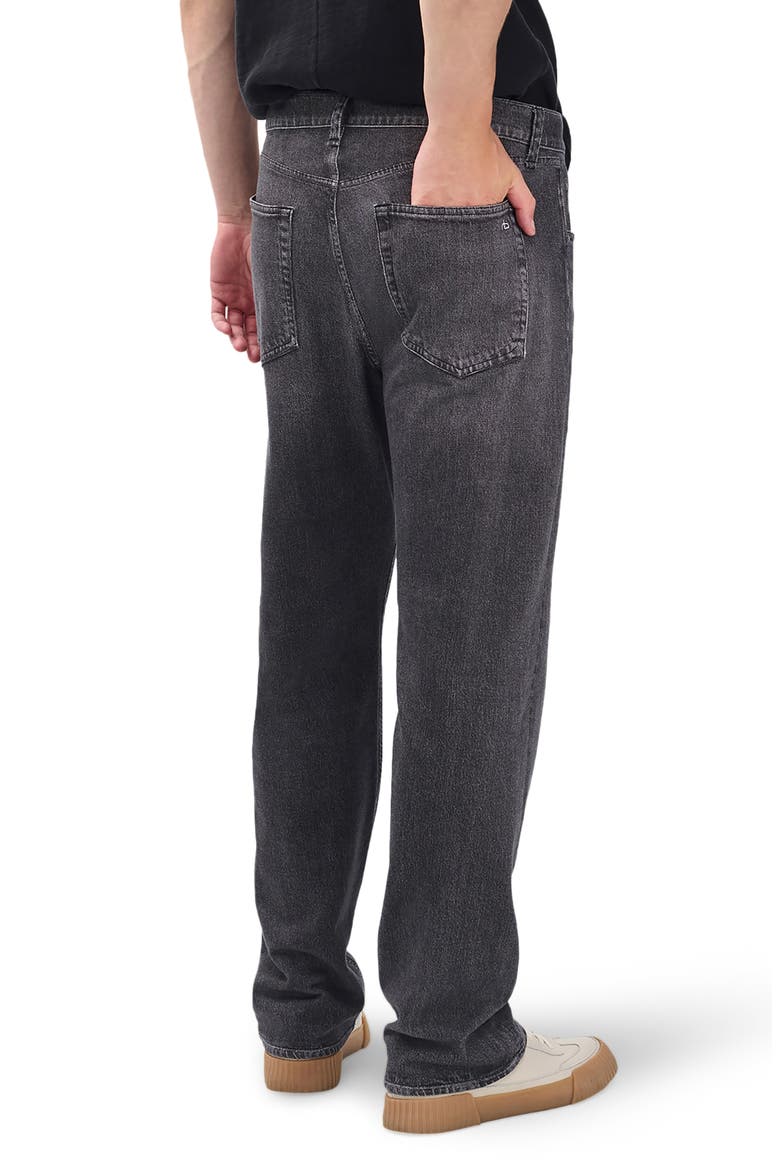 Fit 4 Miramar Straight Leg Cotton Terry Sweatpant Jeans, Alternate, color, FADED BLACK