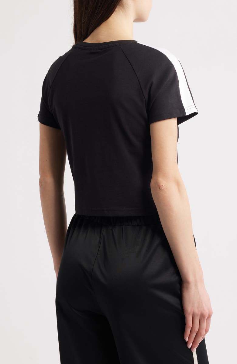 PUMA T7 Crop Stretch Cotton Baby Tee, Alternate, color, Puma Black
