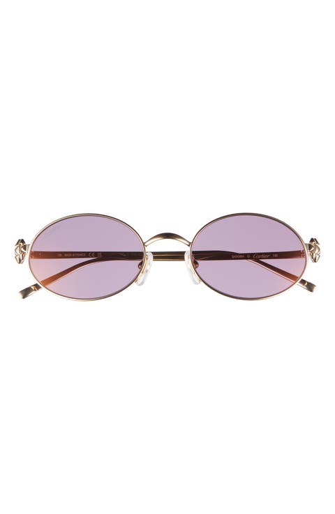 52mm Oval Gradient Sunglasses