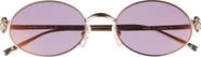 Cartier 52mm Oval Gradient Sunglasses