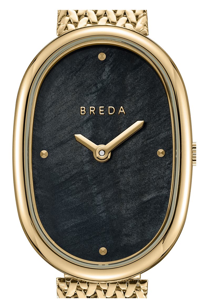 Jane Mesh Strap Watch, 23mm, Alternate, color, 18K GOLD-PLATED