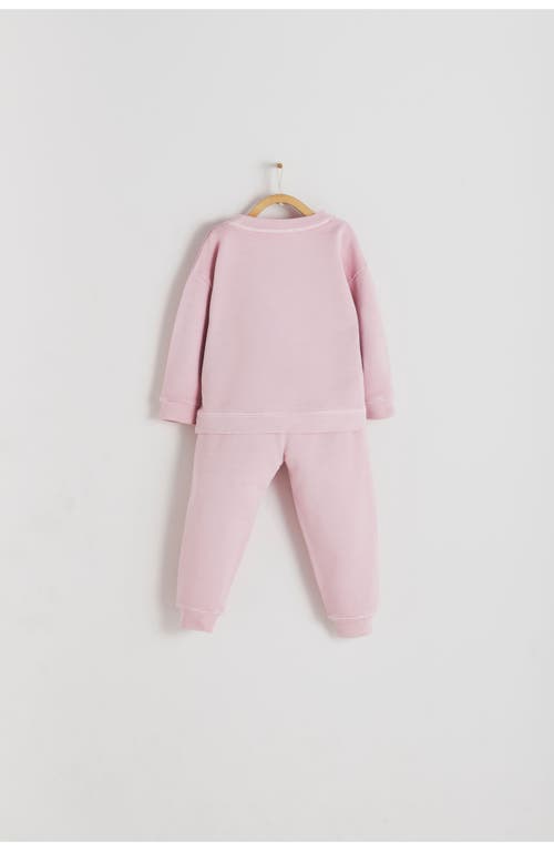 Babycottons Essentials Sweatshirt Set In Pink