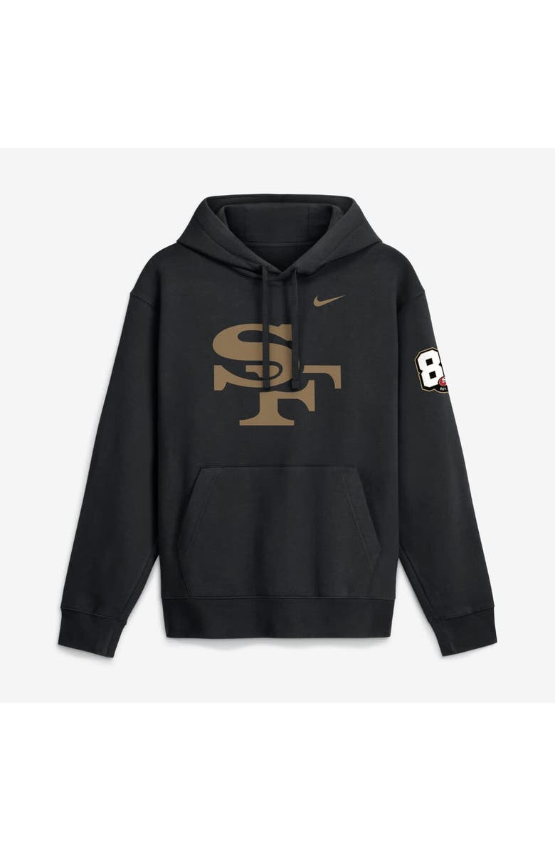 Nike Men's Nike Black San Francisco 49ers 80th Anniversary Third Down Stop Club Fleece Hoodie, Main, color, Black