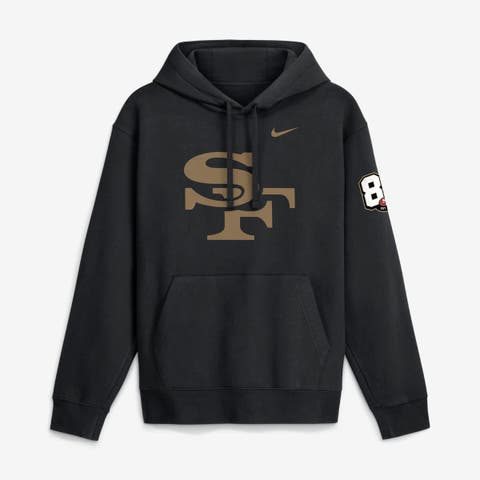 Men's Nike Black San Francisco 49ers 80th Anniversary Third Down Stop Club Fleece Hoodie