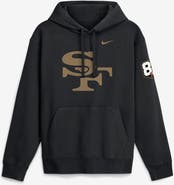 Nike Men's Nike Black San Francisco 49ers 80th Anniversary Third Down Stop Club Fleece Hoodie