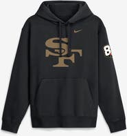 Nike Men's Nike Black San Francisco 49ers 80th Anniversary Third Down Stop Club Fleece Hoodie
