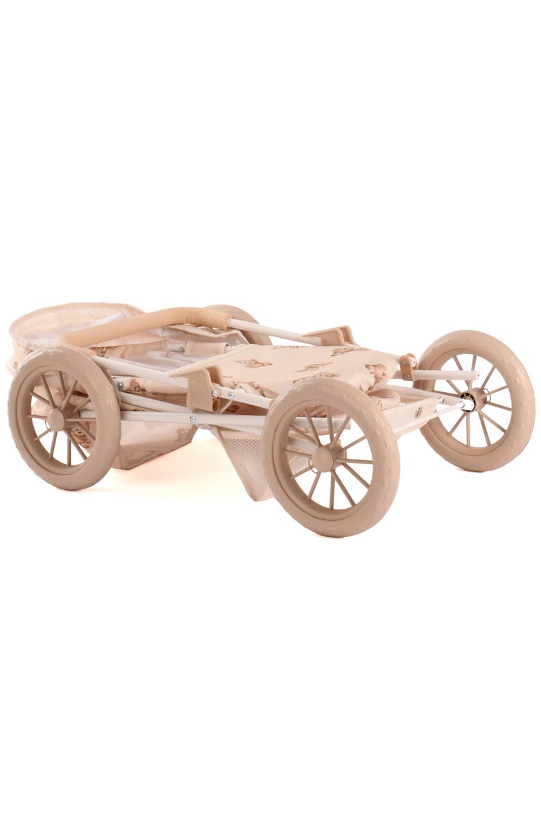 Roma Prams Teddy My First Doll Pram, Beige & Bear, Convertible 2 In 1, Kids 2+, Alternate, color, Beige