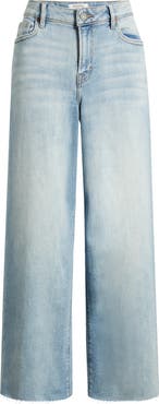 HIDDEN JEANS Clean Crop Wide Leg Jeans