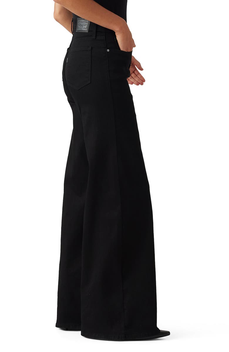 Levi's<sup>®</sup> 318 Shaping Mid Rise Wide Leg Jeans, Alternate, color, Soft Black