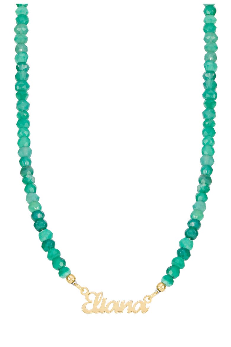Personalized Name Jade Bead Necklace video