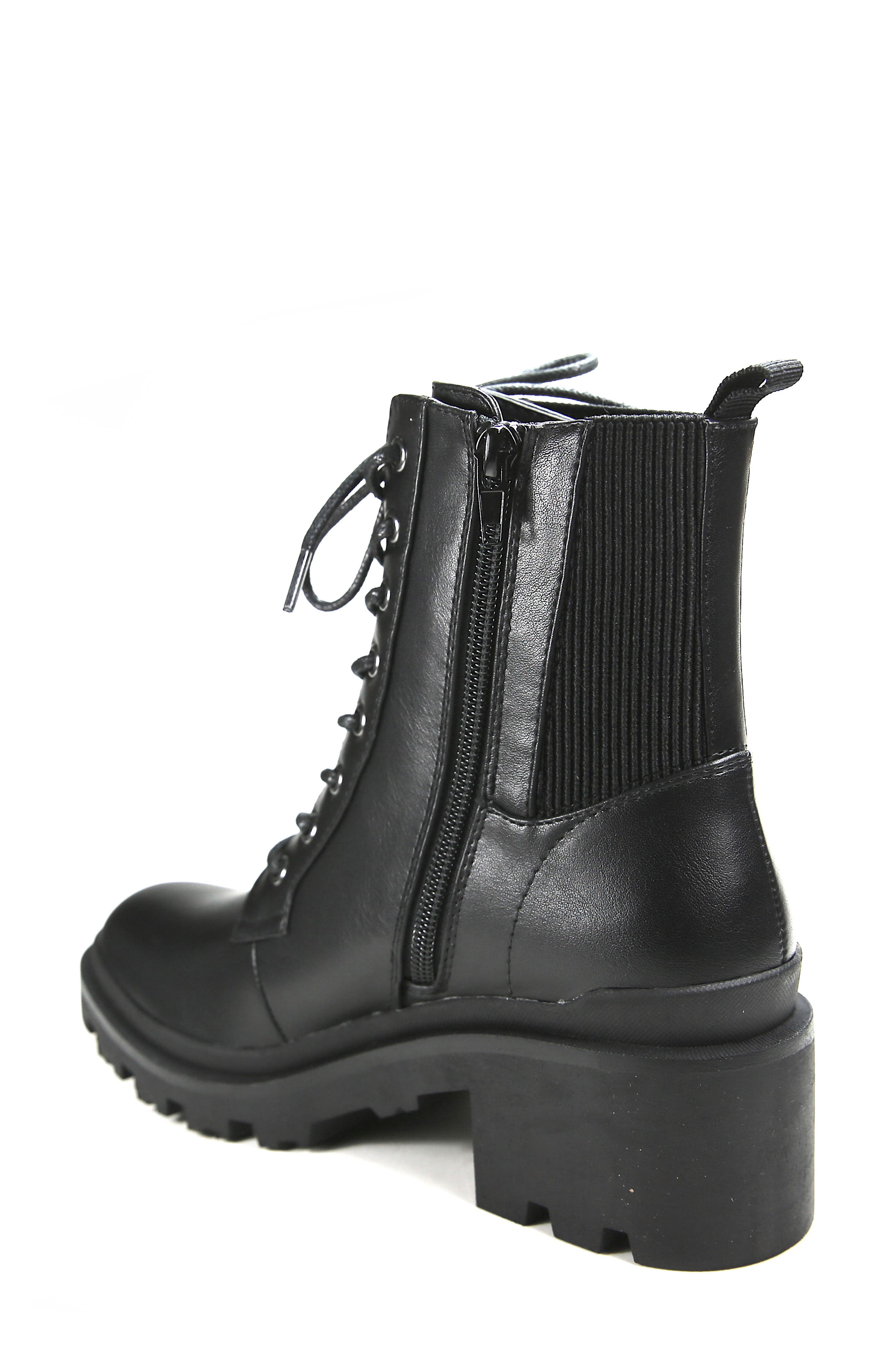 B*O*G COLLECTIVE B.O.G. Collective Seneca Faux Leather Combat Boot, Alternate, color, 