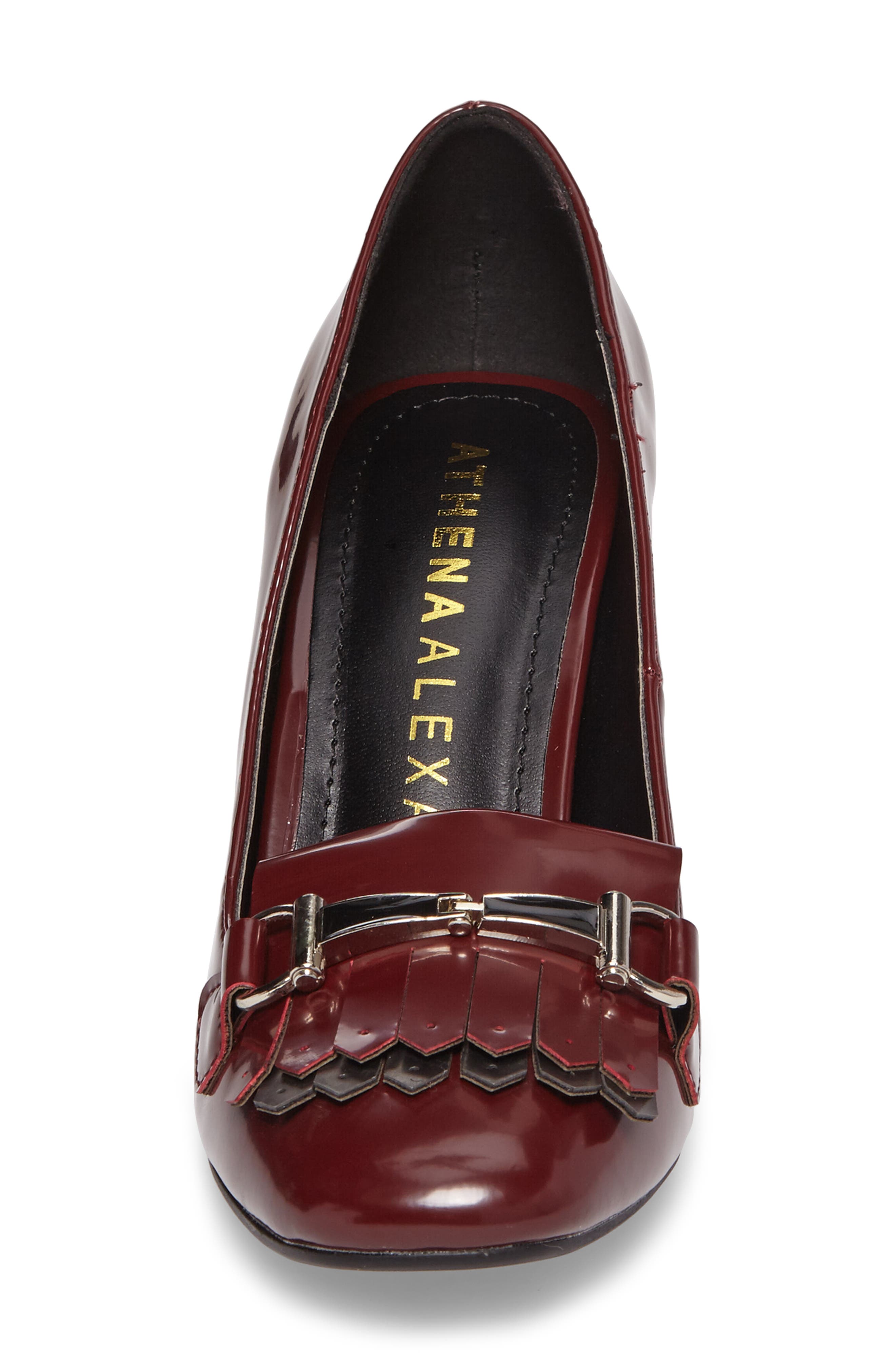 Olivia Loafer Pump, Alternate, color, BORDO