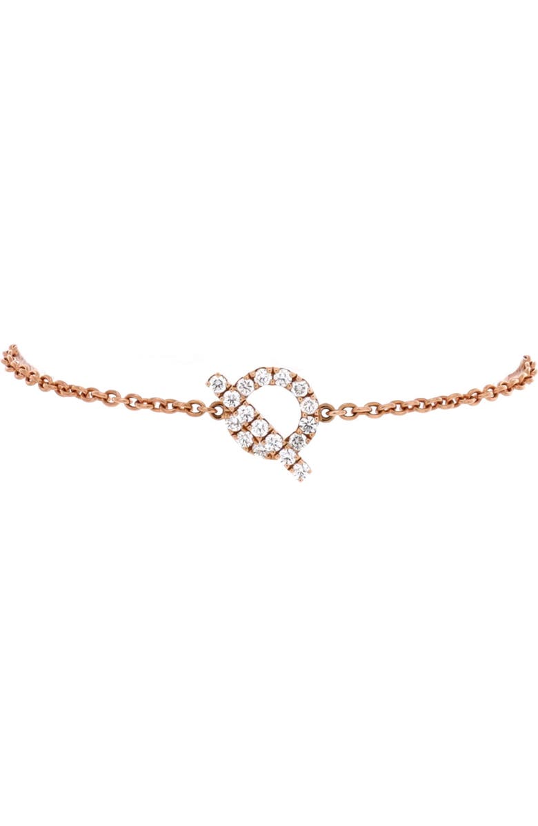 Pre-Owned Hermes Finesse Bracelet 18K Rose Gold and Diamonds, Main, color, Rose Gold