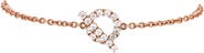 Pre-Owned Hermes Finesse Bracelet 18K Rose Gold and Diamonds