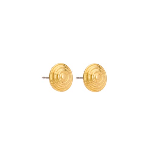 Susan Caplan 1980s Vintage Gold Plated Earrings In Gold