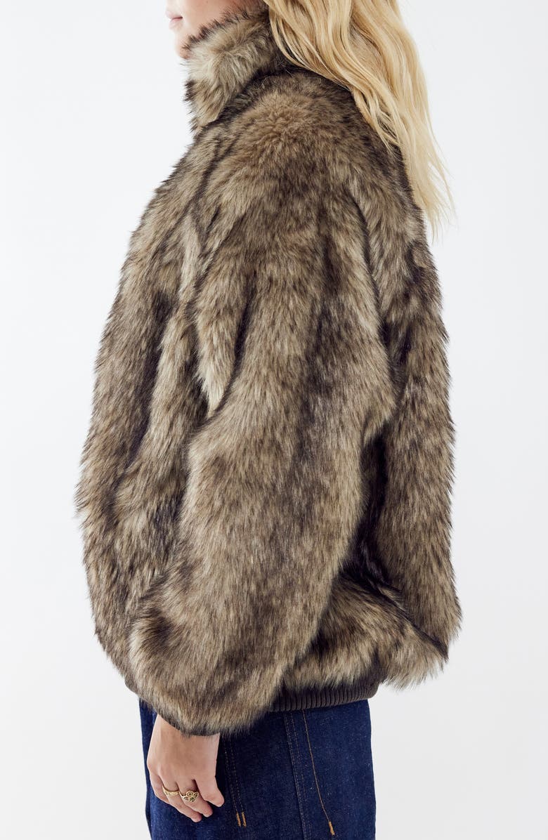 BDG Urban Outfitters Mulvey Faux Fur Jacket, Alternate, color,