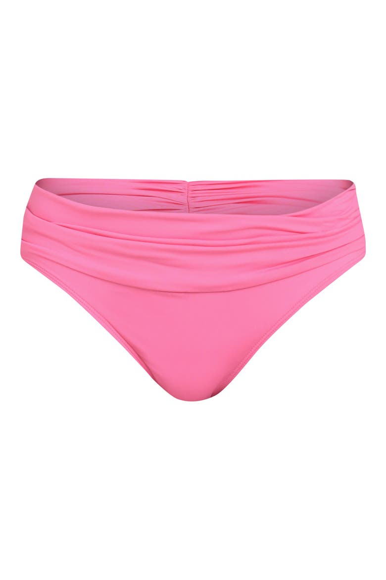 Island Goddess Hipster Bikini Bottoms, Alternate, color, ROSE PINK