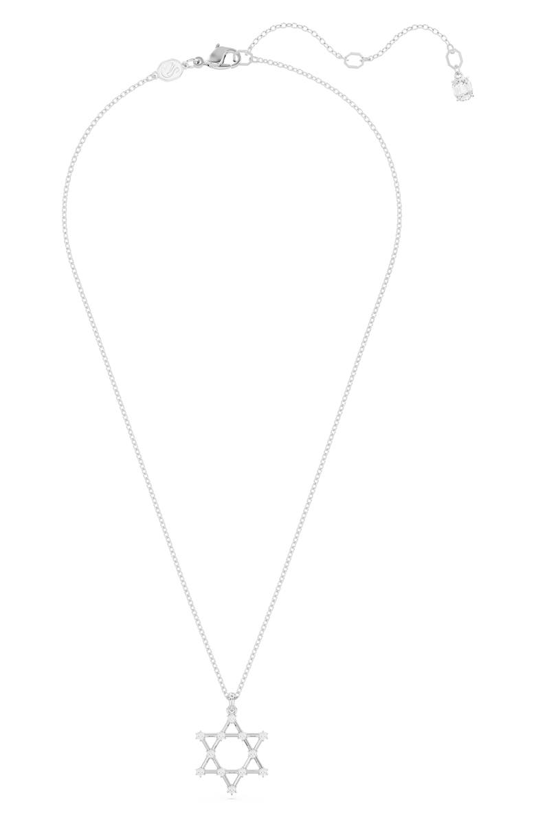 Swarovski Insigne Star of David Pendant Necklace, Alternate, color, 