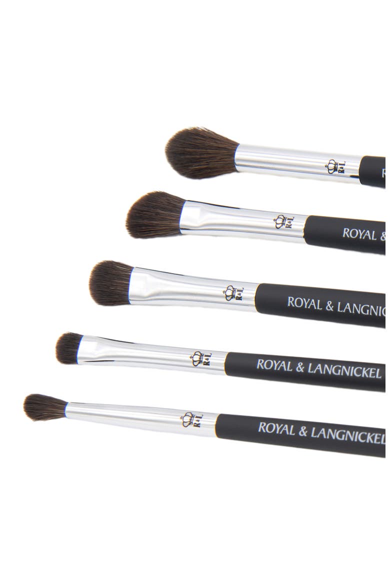 Pro Blending 5pc Makeup Brush Set, Alternate, color, Black