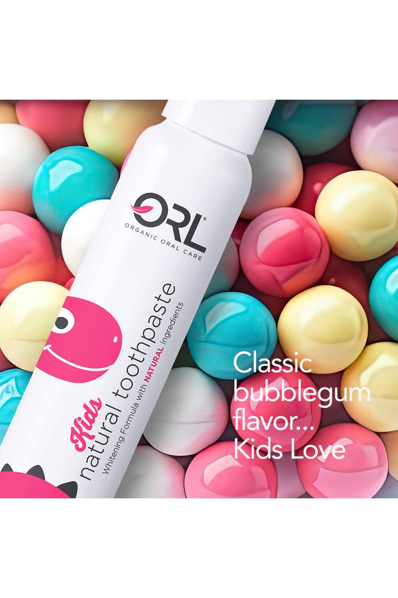 Kid's Fluoride-free Toothpaste with Natural Hydroxyapatite, Alternate, color, Kid's Bubblegum