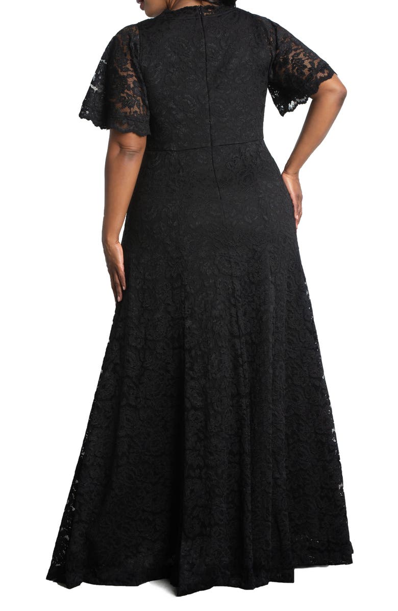 Kiyonna Symphony Lace A-Line Gown, Alternate, color, 