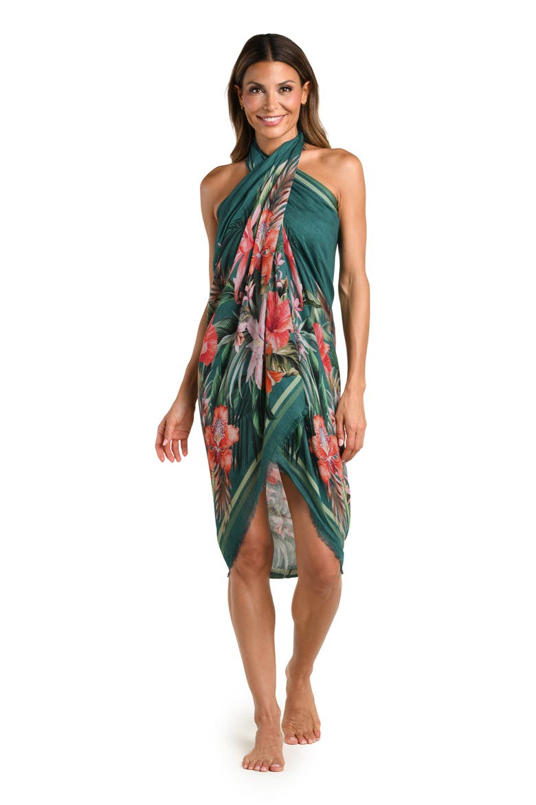 Courtyard Palms Pareo Cover-Up, Alternate, color, JUNGLE
