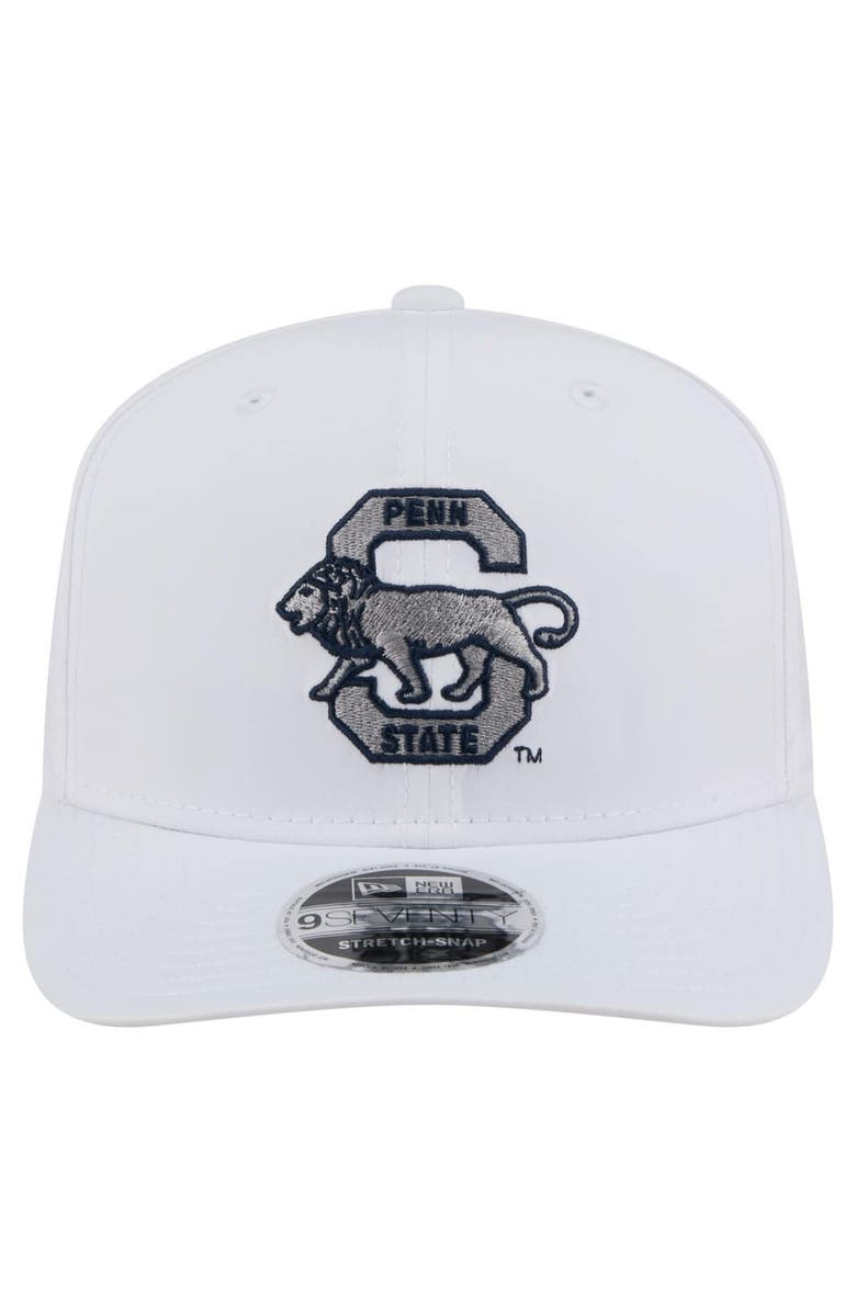 New Era Men's New Era White Penn State Nittany Lions Perform Vault 9SEVENTY Stretch-Snap Hat, Alternate, color, 