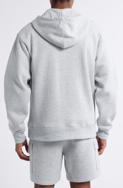 Bp. Front Zip Hoodie In Grey Soft Heather