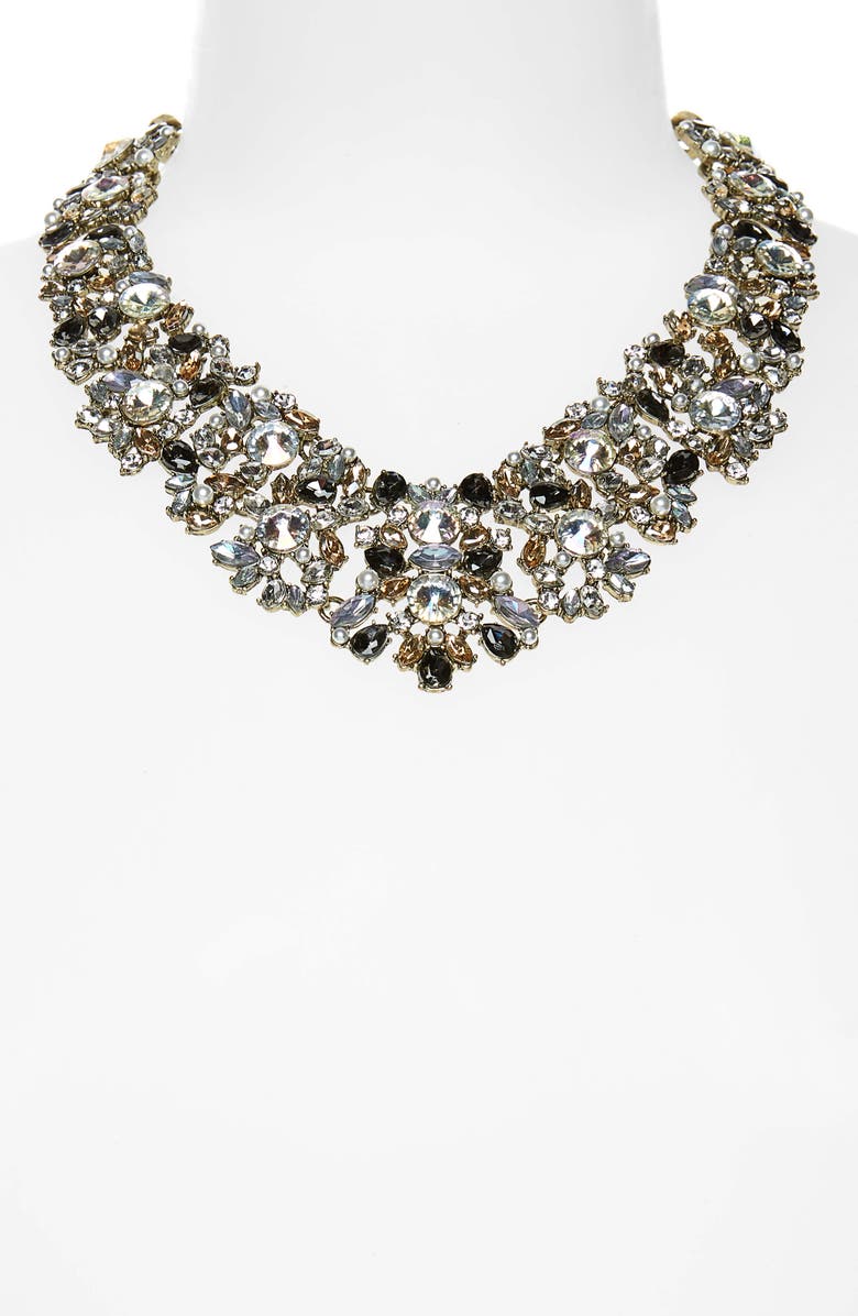 BaubleBar Crystal Collar Necklace, Alternate, color, 