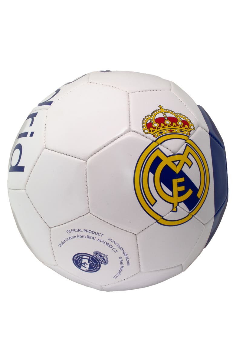 Pro Ball Official Real Madrid Soccer Ball, Size 5, Alternate, color, Multicolored