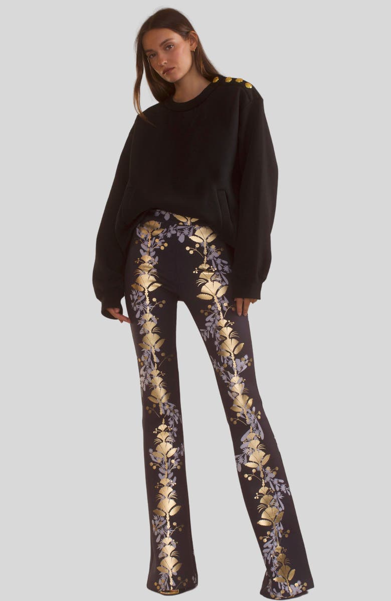 Cynthia Rowley SHOULDER BUTTONS SWEATSHIRT, Main, color, 