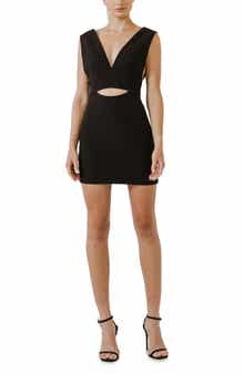 Endless Rose Cutout V-Neck Minidress