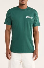 Obey Sensory Exploration Cotton Graphic T-Shirt