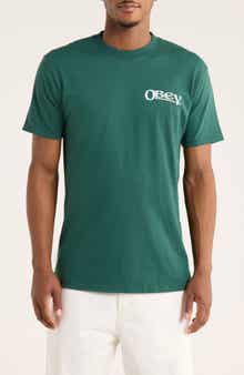 Obey Sensory Exploration Cotton Graphic T-Shirt