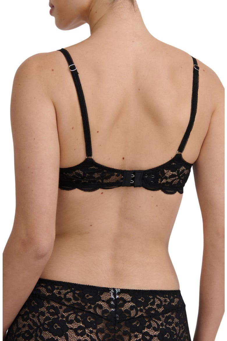 Annie Lace Underwire Bra, Alternate, color, BLACK