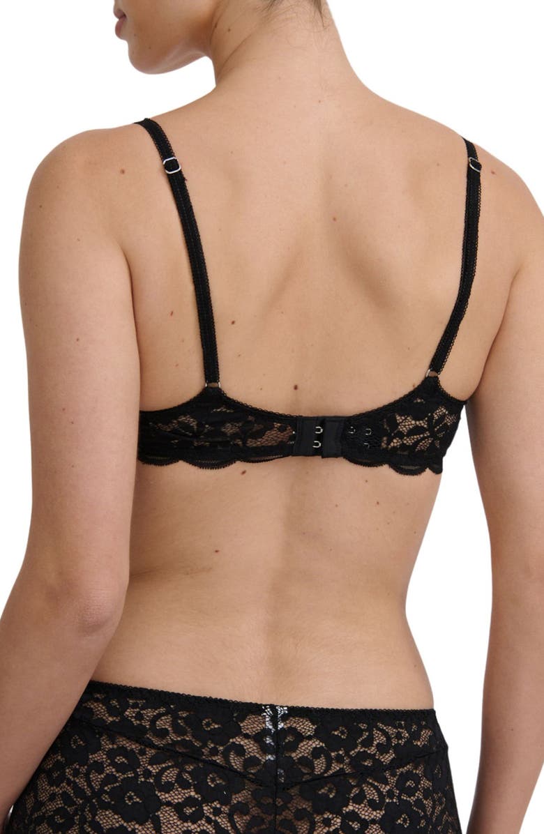 Kat The Label Annie Lace Underwire Bra, Alternate, color, Black