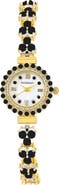 Danecraft Crystal Mother-of-Pearl Quartz Bracelet Watch, 23mm